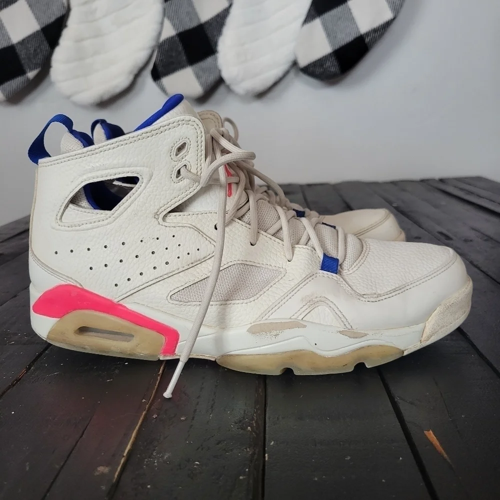 Nike Air Jordan Men's 9 555475-125 Flight Club 91 Ultramarine Sail Pink White